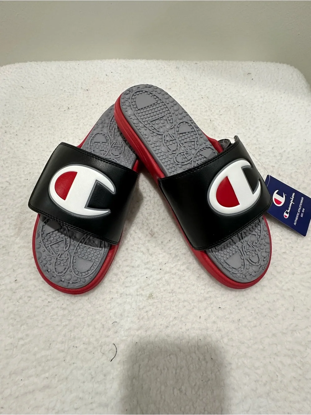 Champion Men’s Black Slide Sandals